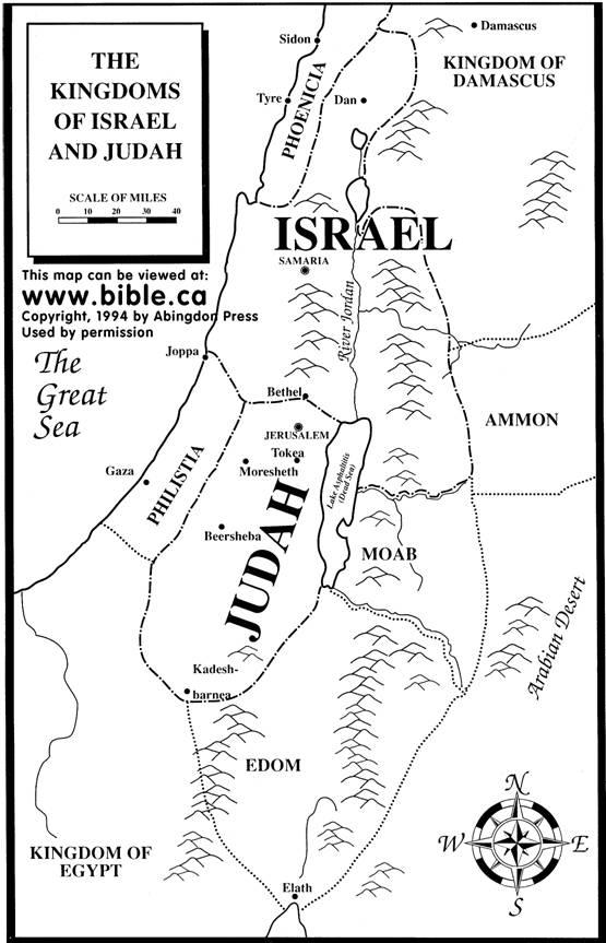 journey of elijah map