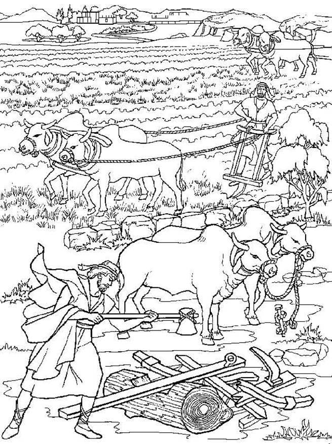 elijah and elisha coloring pages